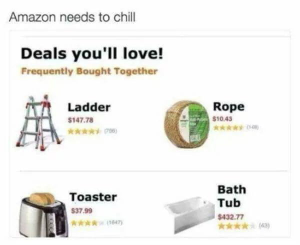 We get the hint Amazon