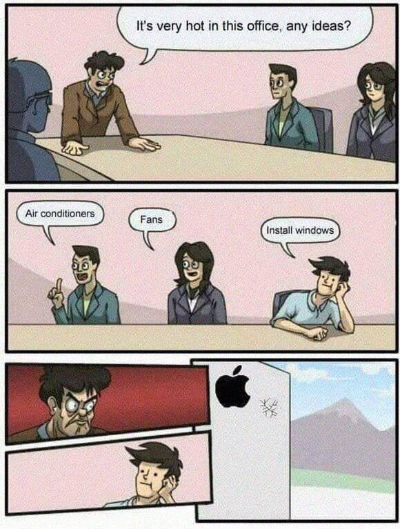 Apple's better anyway