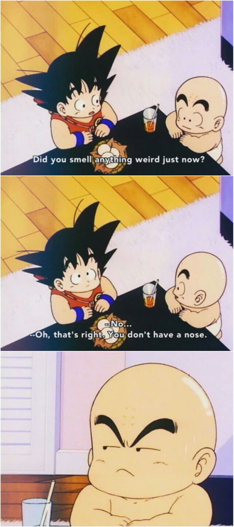 Featured image of post Krillin With A Nose We know this because in the manga dragon ball manga it is even outright stated that he kuririn as it is spelled literally in english does not