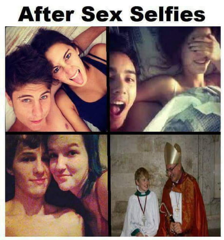 After sex selfies.