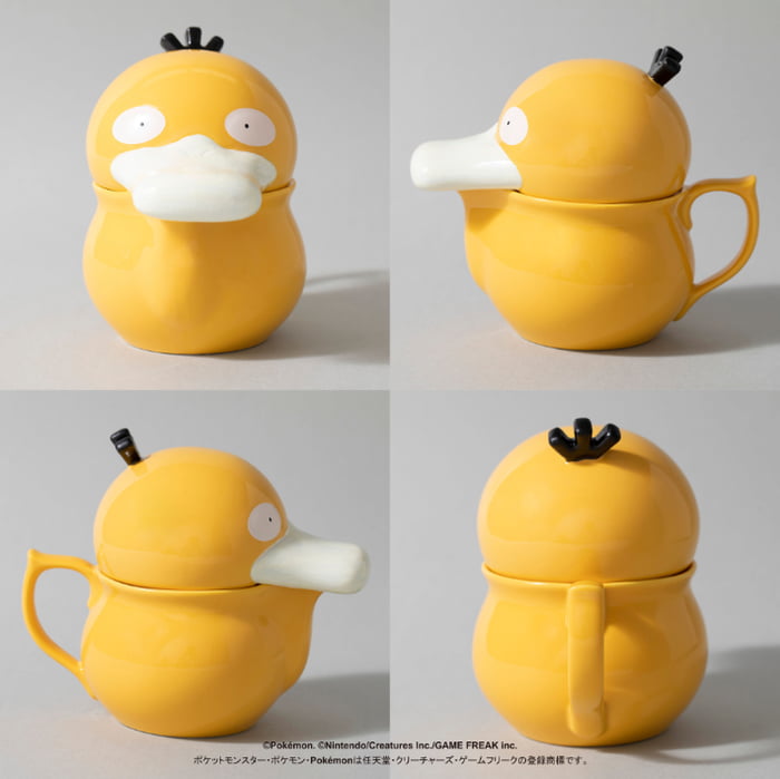 This Psyduck Teapot Is For TeaDrinking Pokémon Fans 9GAG