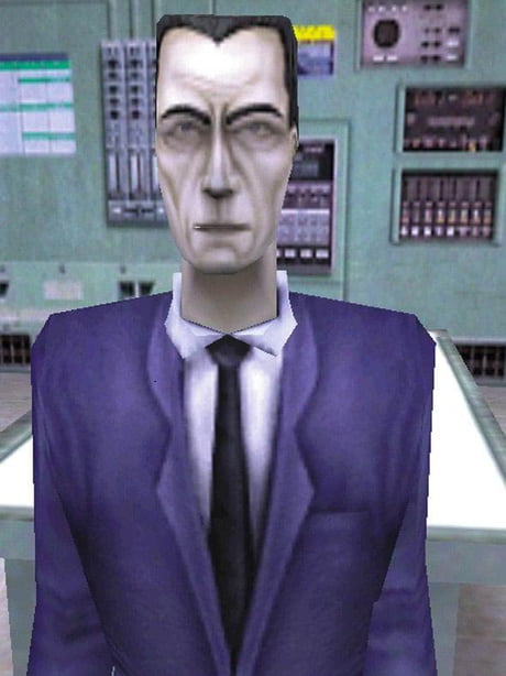 gman from half life video game in real life