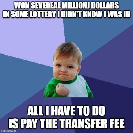 I am suddenly rich