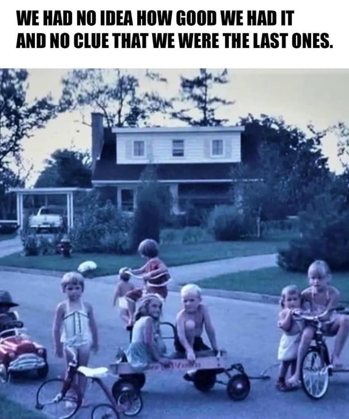 Before smartphones and internet, just kids being kids