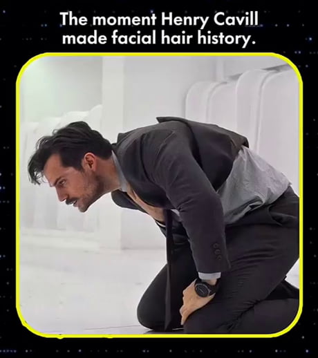 Henry Cavill's beard in Mission Impossible is legendary