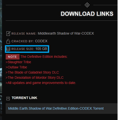 Download Game Middle Earth Shadow Of Mordor Repack - Colaboratory