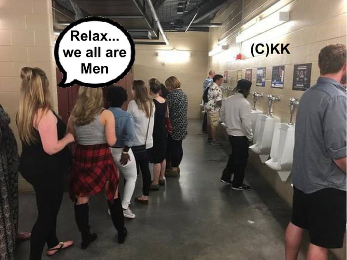 Men s Restrooms From Now On After CJI s Comment That Genitals Don t 