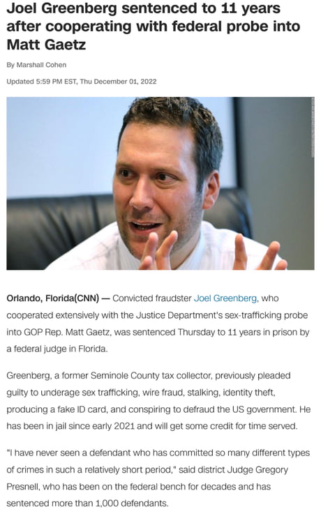 Gaetz Fake Id