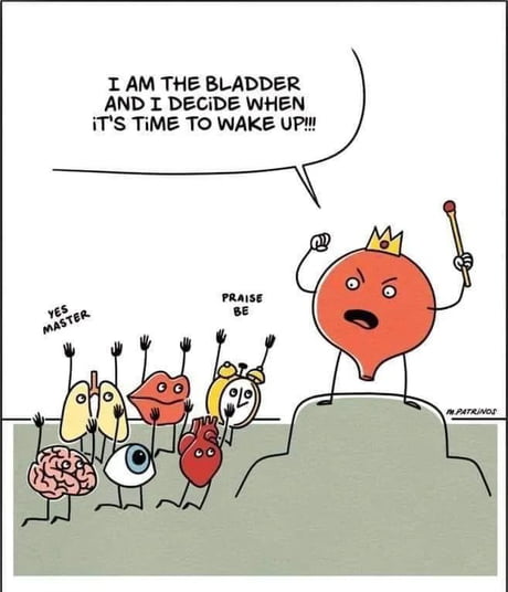 This is indeed my alarm clock at 6am..