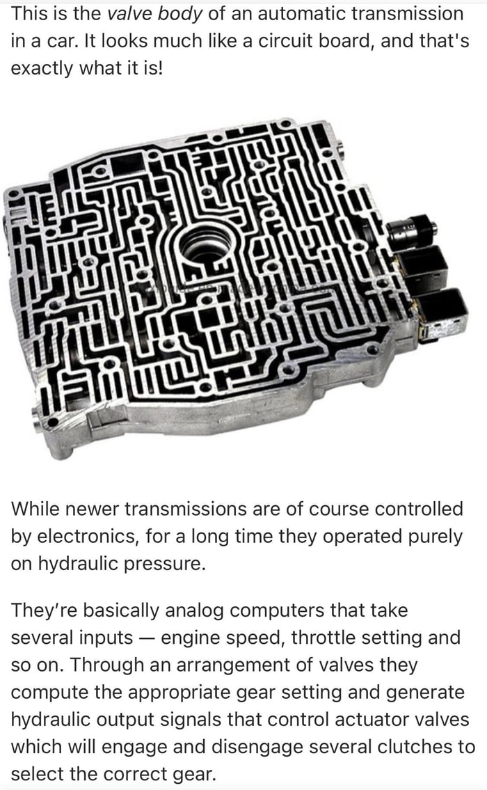 Automatic Transmissions Are Analog Computers El Rey Panda
