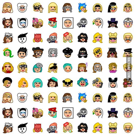 Lady Gaga Emojis 9gag