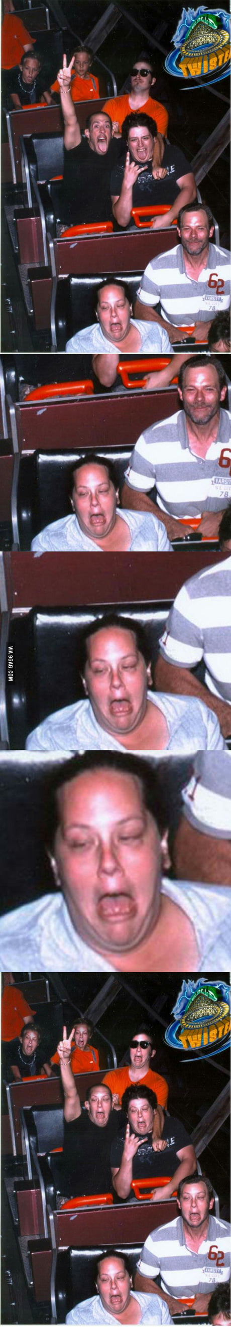 Roller coaster face swap. 9GAG