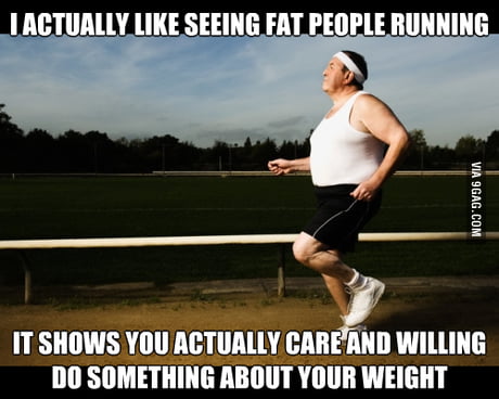 fat people running