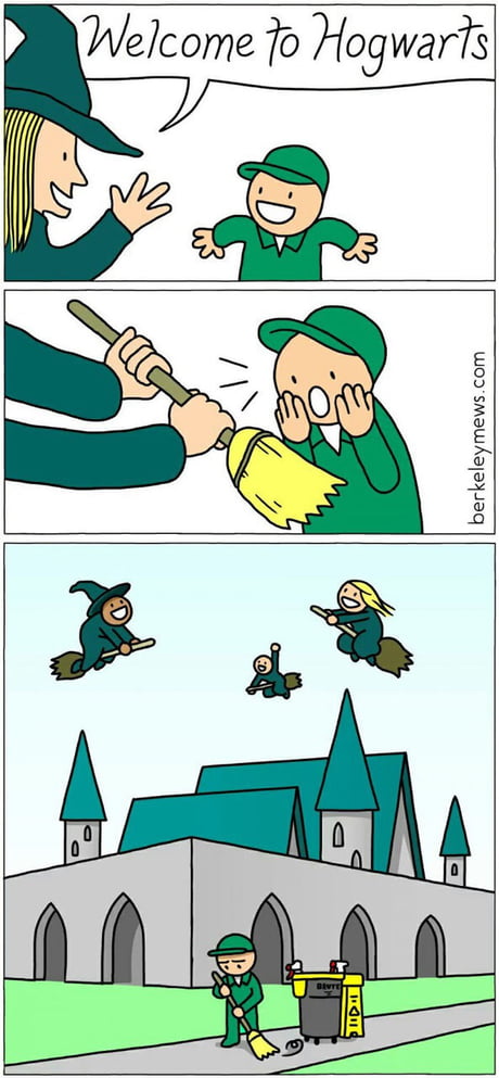 You&#039;re a janitor Harry!