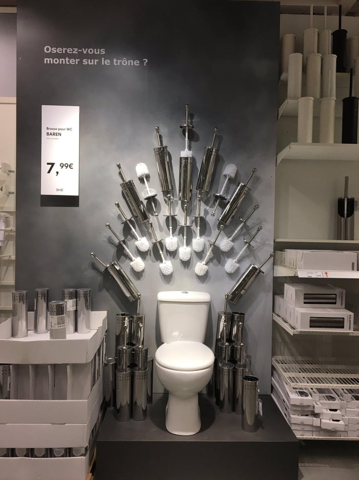It says "will you dare to sit on the throne"