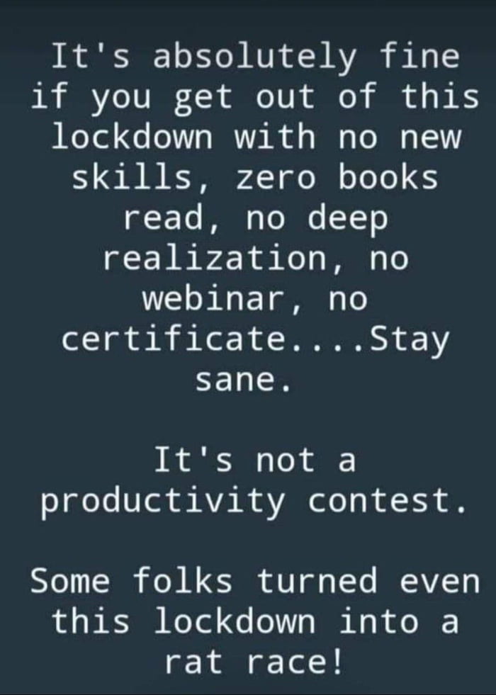 Lockdown..