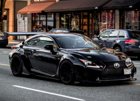 Blacked Out Lexus Rc F Rocket Bunny Rolling 9gag