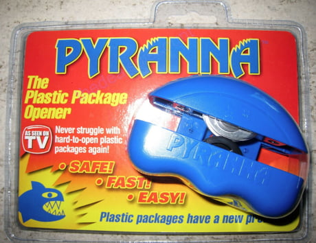 Pyranna Plastic Package Opener – Cool Tools