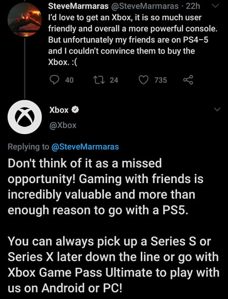 Your PS5 is now on XBOX Game Pass - 9GAG