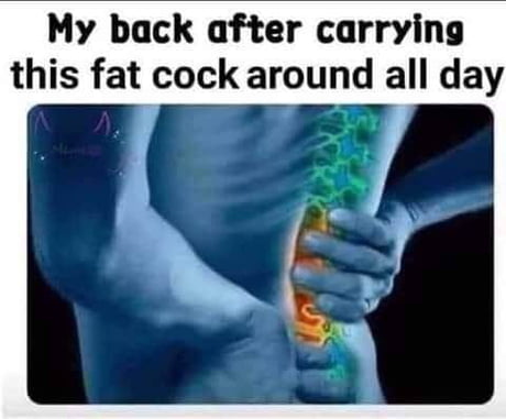 Huge dick pain