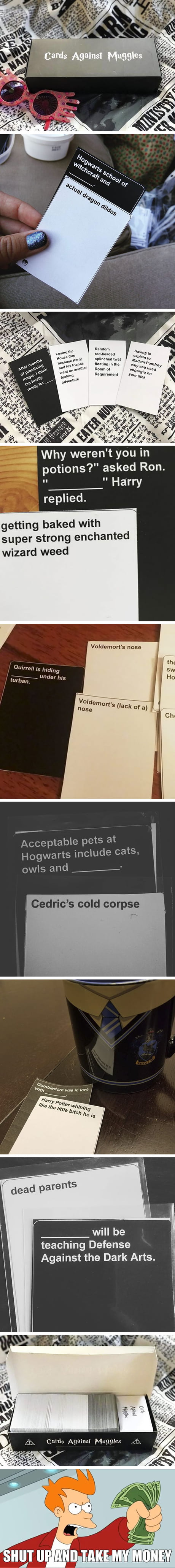 Harry Potter Game 'Cards Against Muggles' Exists And It's Riddikulus - 9GAG