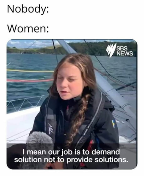 "I demand solutions!"
