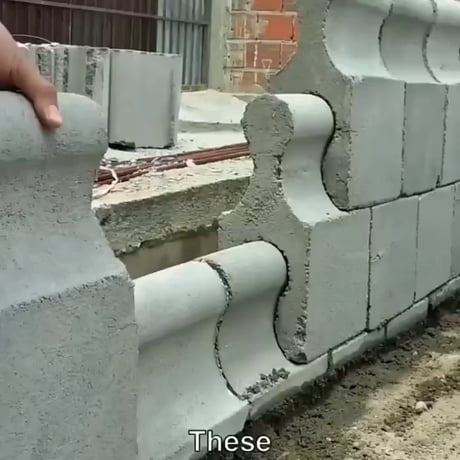 These bricks were developed by Spanish architects. They don’t need mortar and can easily lock together. Their flexibility also makes them more resistant to earthquakes.