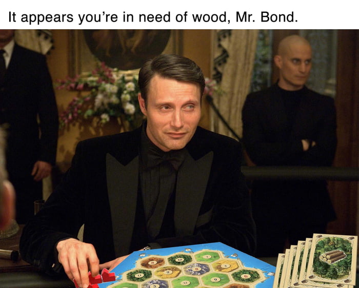 No, Mr. Bond, I expect you to dine.