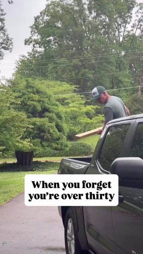 When you forget you’re forty years old!