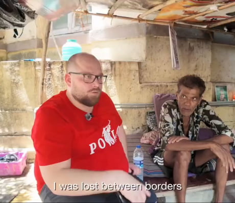 Norwegian guy was abandoned in the slums of India by his hippie parents. Ended up having an Indian accent due to living there for years