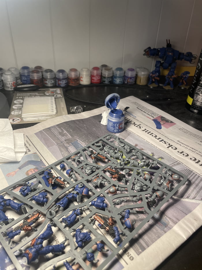 Just started paiting minis after some years of audiobooks and reading