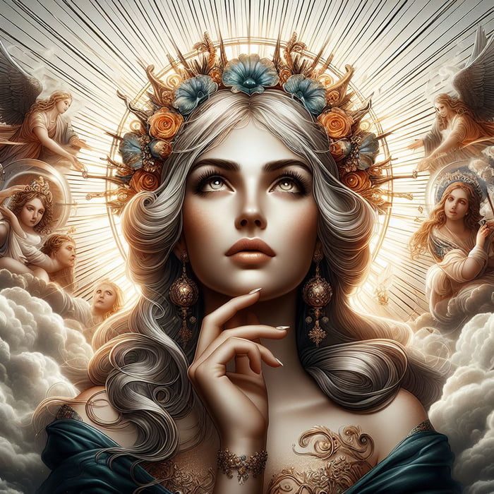 Asked Ai how female god would look like. 9GAG