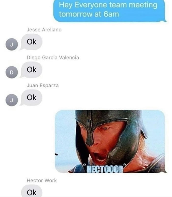 Gave hector hispanic attack