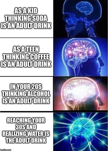 Drinking tea thinking meme