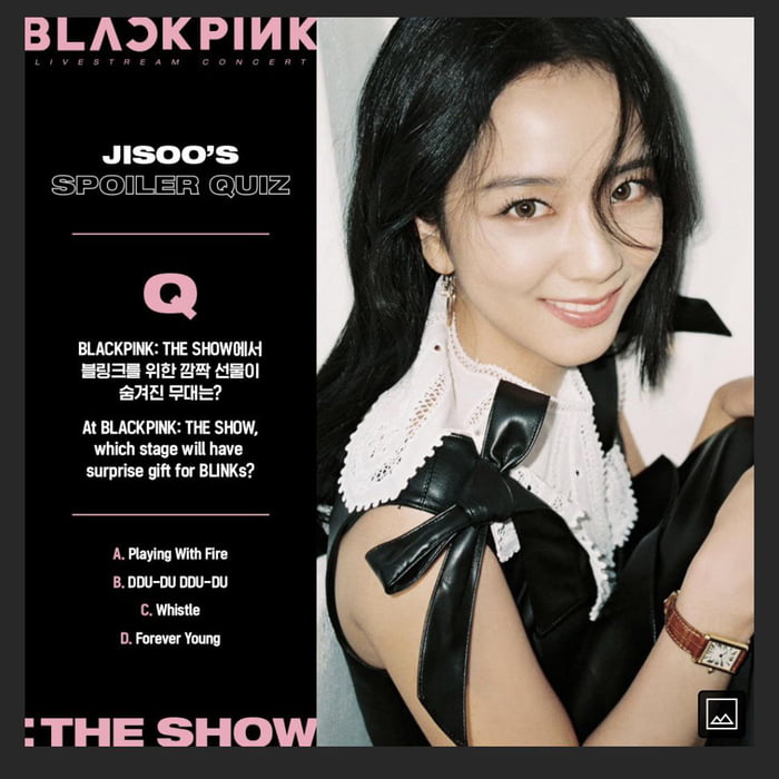 Photo : BLACKPINK ‘The Show’ Teaser w/ Jisoo (Members Only)