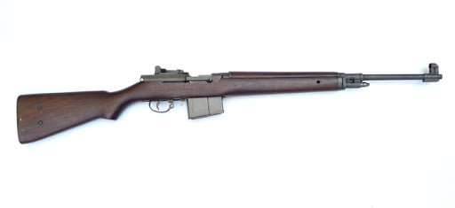 Czechoslovak ZK-420S rifle, designed by Josef Koucky in 1942. Long stroke gas piston operated rotating bolt design, very similar to M1 Garand. The trigger mechanism was also similar. After WW2, it was intended to be widely exported, but no country chose to adopt it.
