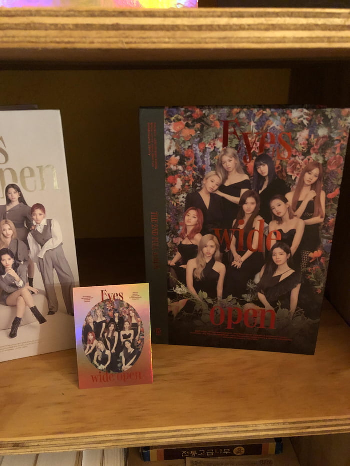 Photo : Just received Eyes Wide Open story version in the mail! So excited (got Sana CD)