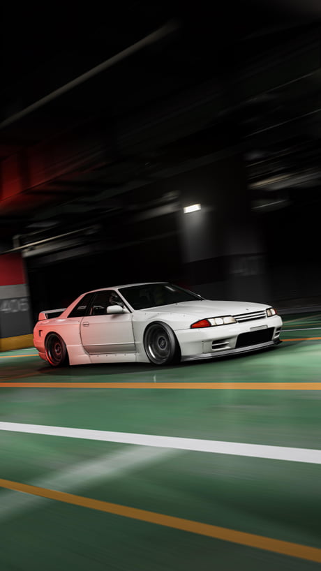 Nissan R36 Skyline Render - 9GAG