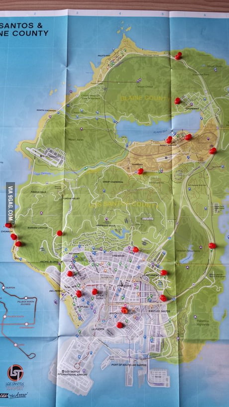 Gta V Convenience Store Map Need Money In Gta V? Here's Locations Of Convenience Stores - 9Gag