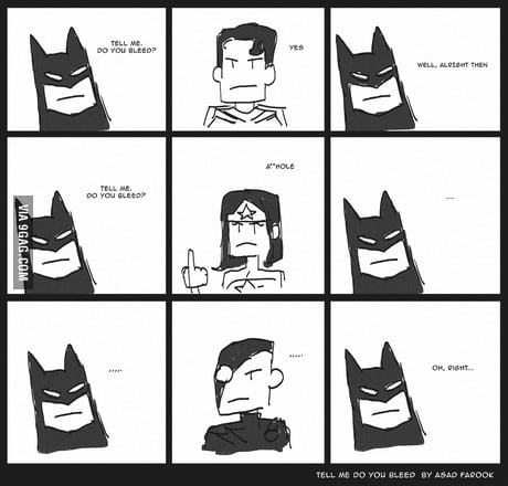Batman v Superman - do you bleed? - 9GAG