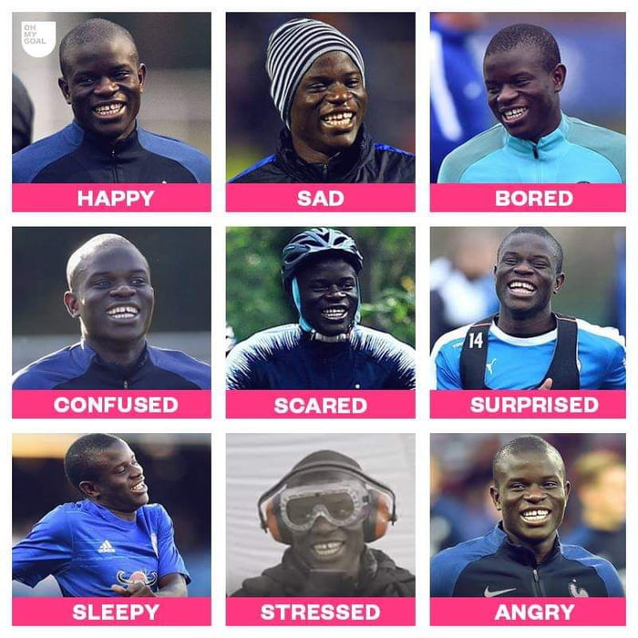 N&#039;golo Kant&eacute; wishes you a happy World Smile Day