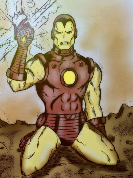 Drew This A Few Day Ago I Am Ironman 9gag