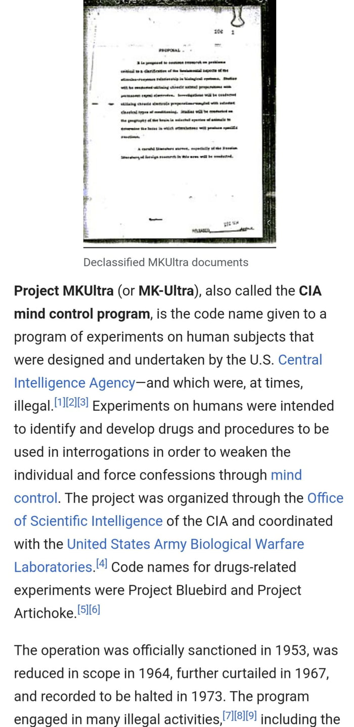 Project Mk Ultra: The system does not need to try to control us anymore, since we are making us being controlled by ourselves.
