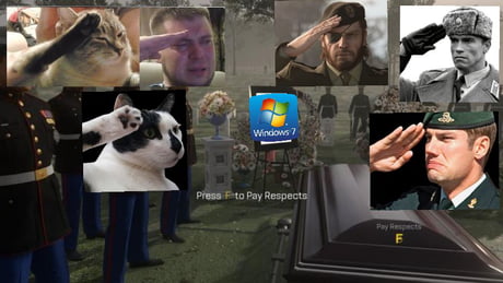 Press F to pay respect