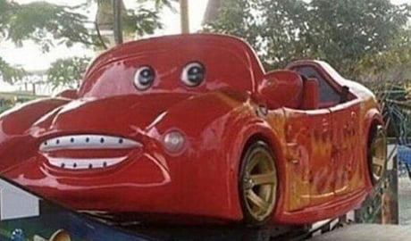 This is Lightning McQueen after watching one of Morgz videos - 9GAG