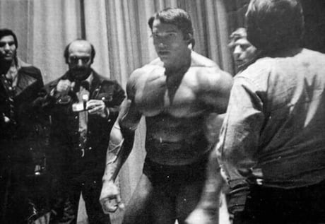 Lou Ferrigno Vs Arnold Schwarzenegger 1974 Mr Olympia