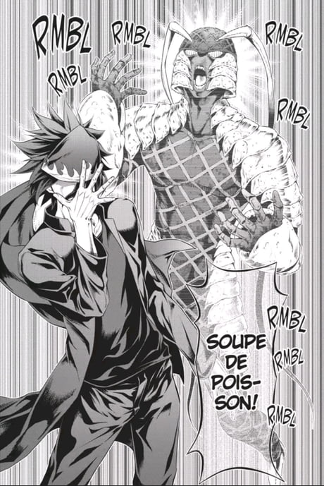 Jojo's reference in Food Wars 