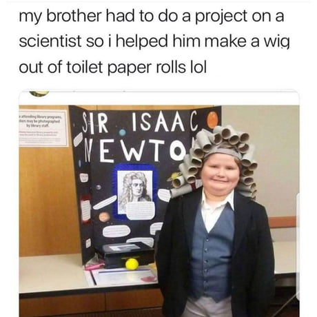 toilet paper roll wig