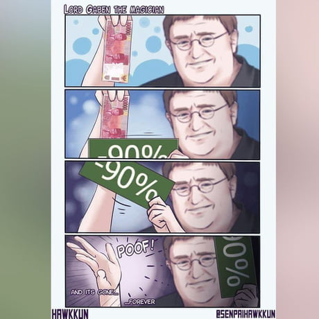 Best Funny gabe newell Memes - 9GAG