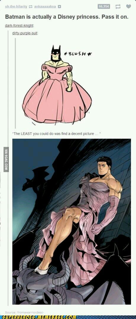 batman in a pink dress Is this from something or is it fan-made? : r/batman